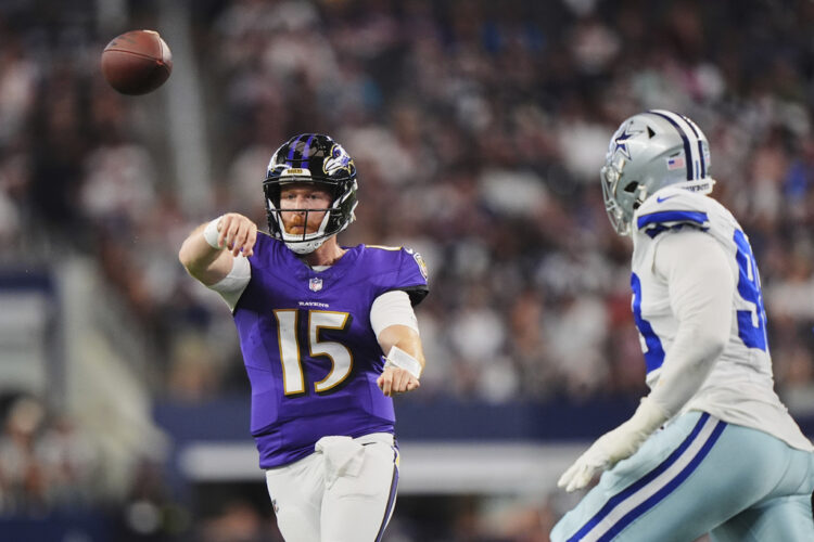 Cooper Rush tosses TD pass and pick-6 in return to AT&T Stadium as Ravens beat Cowboys 31